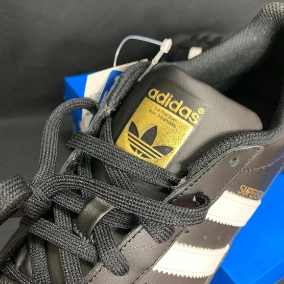 Adidas Superstar J - B 23642 Black-White Sise: 6.5 - Picture 10 of 11